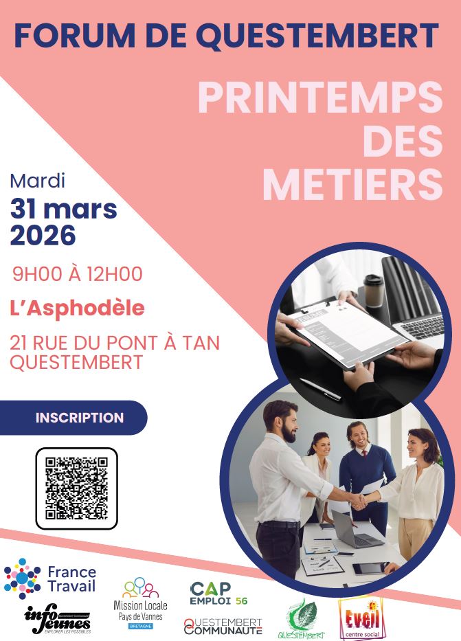 Forum Emploi Questembert mars 2026